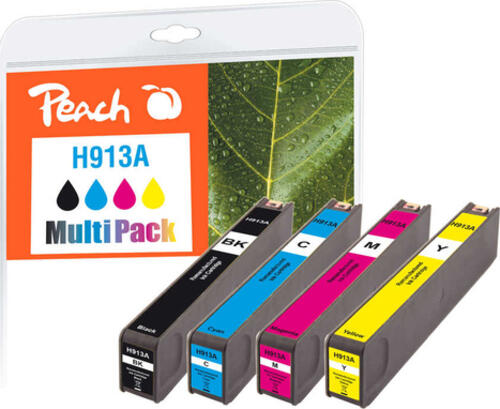 Peach PI300-938 Druckerpatrone 4 Stück(e) Kompatibel Standardertrag Schwarz, Cyan, Magenta, Gelb