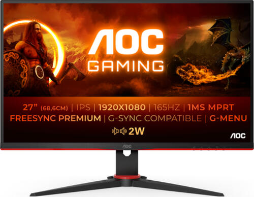 AOC G2 27G2SPAE&sol;BK LED display 68&comma;6 cm &lpar;27&rpar; 1920 x 1080 Pixel Full HD Schwarz&comma; Rot