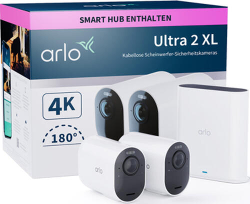 Arlo Ultra 2 XL Bullet IP-Sicherheitskamera Innen & Außen 3840 x 2160 Pixel Wand