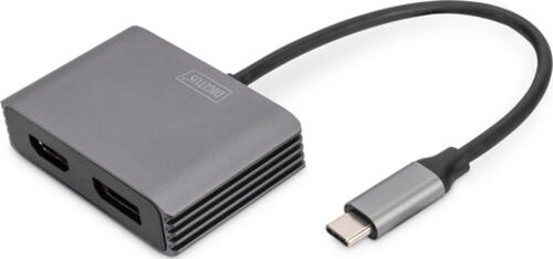 Digitus USB Type-C 4K 2in1 DisplayPort + HDMI Grafik-Adapter