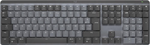 Logitech MX Mechanical Tastatur RF Wireless + Bluetooth AZERTY Französisch Graphit, Grau