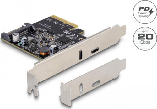 DeLOCK 90074 Schnittstellenkarte/Adapter Eingebaut SATA, USB 3.2 Gen 2 (3.1 Gen 2), USB Typ-C