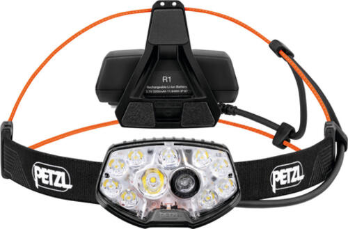 Petzl NAO RL Schwarz, Orange Stirnband-Taschenlampe LED