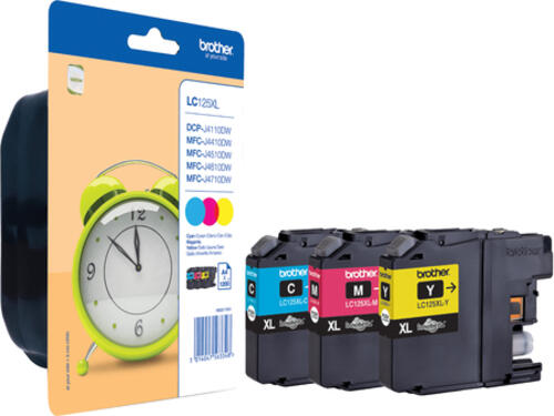 Brother Tinte LC125XLRB Rainbow Kit