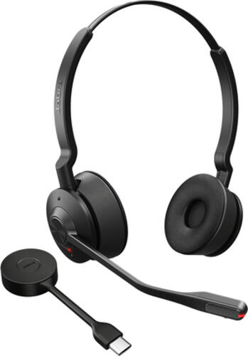 Jabra Engage 55 Headset Wireless Ear-hook Office/Call center Black, Titanium