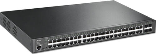 TP-Link JetStream TL-SG3452XP Netzwerk-Switch Managed L2&plus; Gigabit Ethernet &lpar;10&sol;100&sol;1000&rpar; Power over Ethernet &lpar;PoE&rpar; 1U Schwarz