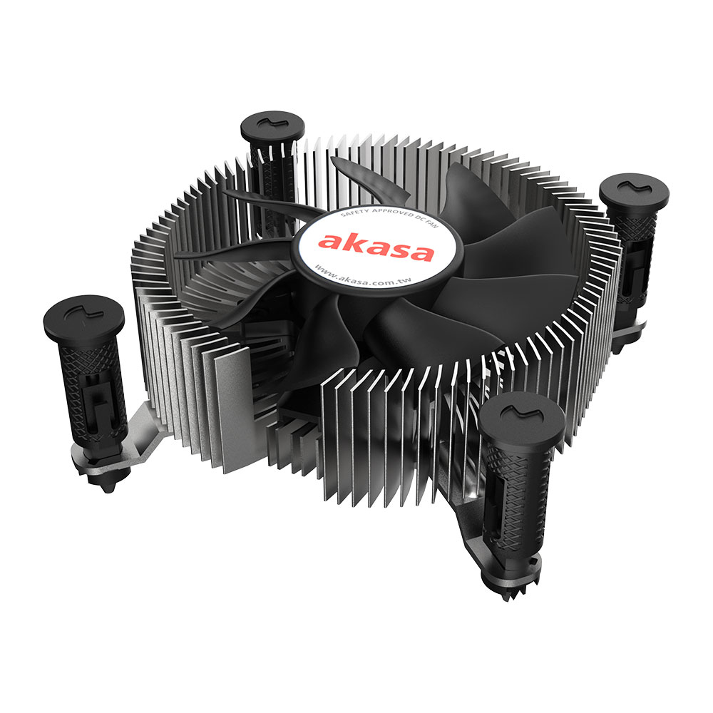 Akasa AK-CC6602HP01 CPU-Lüfter LGA1700, 1x 74x74x15mm, 600-3000/min, 56.92m³/h, 33.5 CFM, 28.7dB(A), 3.76mmH2O Akasa AK-CC6602HP01 CPU-Lüfter LGA1700, 1x 74x74x15mm, 600-3000/min, 56.92m³/h, 33.5 CFM, 28.7dB(A), 3.76mmH2O