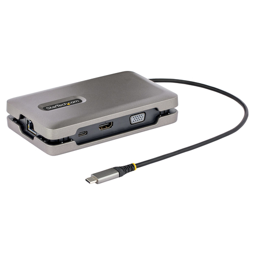 StarTech.com DKM31C3HVCPD, USB 3.2 Gen 2 (3.1 Gen 2) Type-C, grau, USB Power Delivery StarTech.com DKM31C3HVCPD, USB 3.2 Gen 2 (3.1 Gen 2) Type-C, grau, USB Power Delivery
