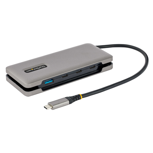 StarTech.com HB31CM1A3CB, USB 3.2 Gen 2 (3.1 Gen 2) Type-C, grau, Kunststoff Gehäuse StarTech.com HB31CM1A3CB, USB 3.2 Gen 2 (3.1 Gen 2) Type-C, grau, Kunststoff Gehäuse