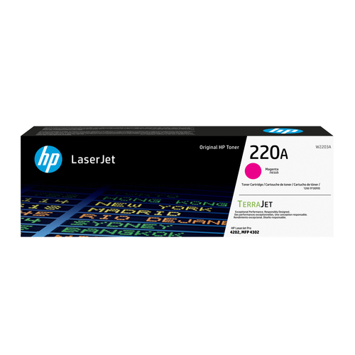 HP 220A Mgn LaserJet Toner Cartridge&comma; original&comma; magenta