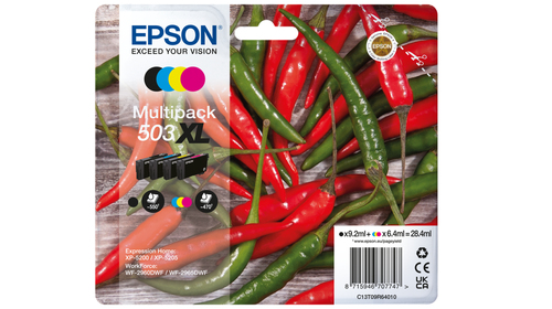 Epson 503XL, original, schwarz, cyan, magenta, gelb Epson 503XL, original, schwarz, cyan, magenta, gelb