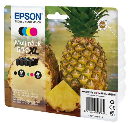Epson 604XL&comma; original&comma; schwarz&comma; cyan&comma; magenta&comma; gelb