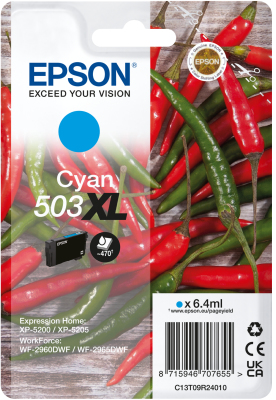 Epson 503XL&comma; original&comma; cyan