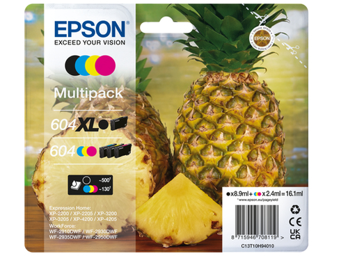 Epson 604XL, original, schwarz, cyan, magenta, gelb Epson 604XL, original, schwarz, cyan, magenta, gelb