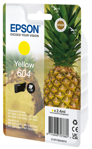 Epson 604, original, gelb Epson 604, original, gelb