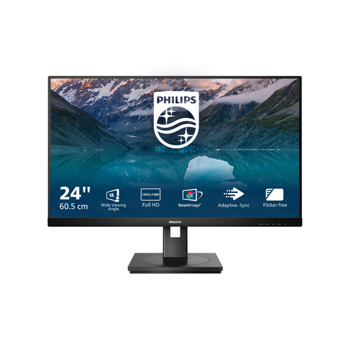 Philips S Line 242S9JML/00 LED display 61 cm (24) 1920 x 1080 Pixel Full HD LCD Schwarz Philips S Line 242S9JML/00 LED display 61 cm (24) 1920 x 1080 Pixel Full HD LCD Schwarz