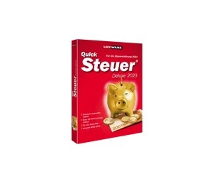 Lexware QuickSteuer Deluxe 2023, Finanzielle Analyse, Box, 1 Lizenz(en) Lexware QuickSteuer Deluxe 2023, Finanzielle Analyse, Box, 1 Lizenz(en)