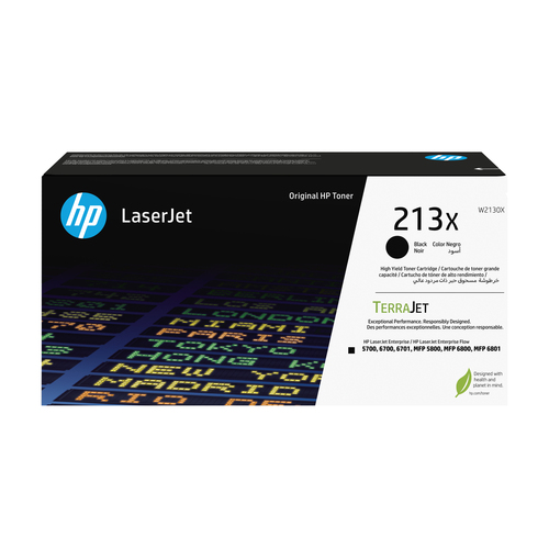 HP 213X Blk Original LaserJet Toner Crtg, original, schwarz HP 213X Blk Original LaserJet Toner Crtg, original, schwarz