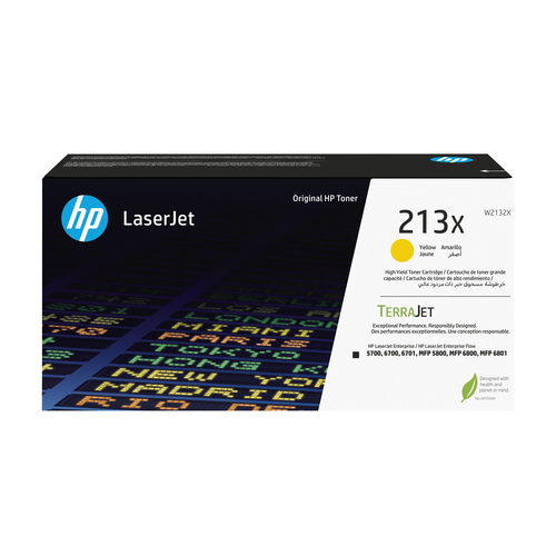 HP 213X Ylw Original LaserJet Toner Crtg, original, gelb HP 213X Ylw Original LaserJet Toner Crtg, original, gelb