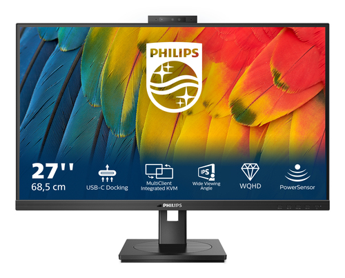 27 Zoll Philips 27B1U5601H/00, 68,5cm TFT, 75 Hz, Quad HD, 4ms, 1x HDMI, 1x DP, integrierte Kamera, integrierter USB-Hub 27 Zoll Philips 27B1U5601H/00, 68,5cm TFT, 75 Hz, Quad HD, 4ms, 1x HDMI, 1x DP, integrierte Kamera, integrierter USB-Hub