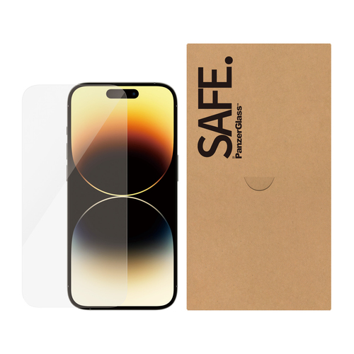 PanzerGlass SAFE&period; by PanzerGlass Screen Protector iPhone 14 Pro &vert;Ultra-Wide Fit &vert; Bulk