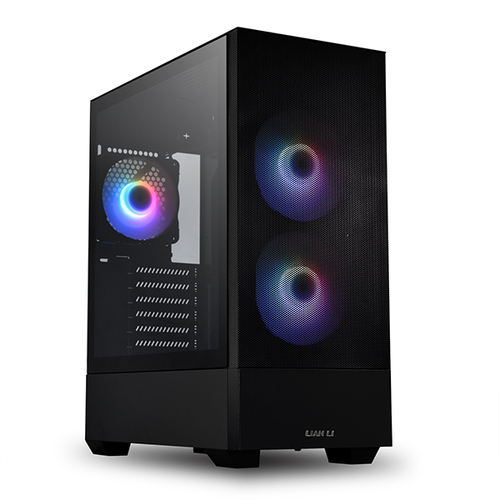 Lian Li LANCOOL 205, Midi Tower, schwarz, Glasfenster Lian Li LANCOOL 205, Midi Tower, schwarz, Glasfenster