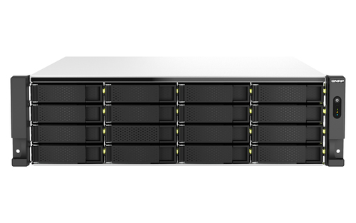 QNAP TS-h2287XU-RP, 32 GB RAM, 22x Einschübe, 4x 2.5 GBit/s LAN, Rack (3U) NAS schwarz, weiß QNAP TS-h2287XU-RP, 32 GB RAM, 22x Einschübe, 4x 2.5 GBit/s LAN, Rack (3U) NAS schwarz, weiß