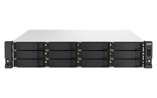 QNAP TS-h1887XU-RP, 16 GB RAM, 18x Einschübe, 4x 2.5 GBit/s LAN, Rack (2U) NAS schwarz, weiß QNAP TS-h1887XU-RP, 16 GB RAM, 18x Einschübe, 4x 2.5 GBit/s LAN, Rack (2U) NAS schwarz, weiß