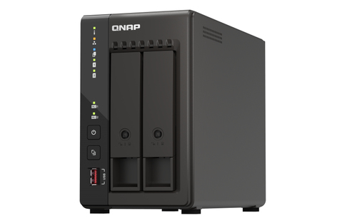 QNAP TS-253E, 8 GB RAM, 2x Einschübe, 2x 2.5 GBit/s LAN, Tower NAS schwarz QNAP TS-253E, 8 GB RAM, 2x Einschübe, 2x 2.5 GBit/s LAN, Tower NAS schwarz