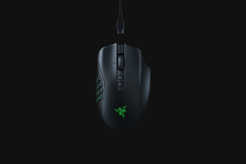 Razer Naga V2 Pro schwarz Maus&comma; rechtsh&auml;nder&comma; Gaming&comma; USB&comma; Bluetooth