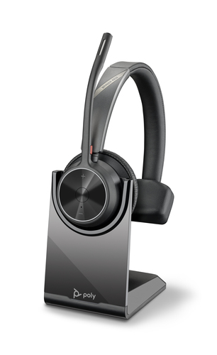 HP Poly Voyager 4310 UC Monaural Headset +BT700 USB-A Adapter +Charging Stand HP Poly Voyager 4310 UC Monaural Headset +BT700 USB-A Adapter +Charging Stand