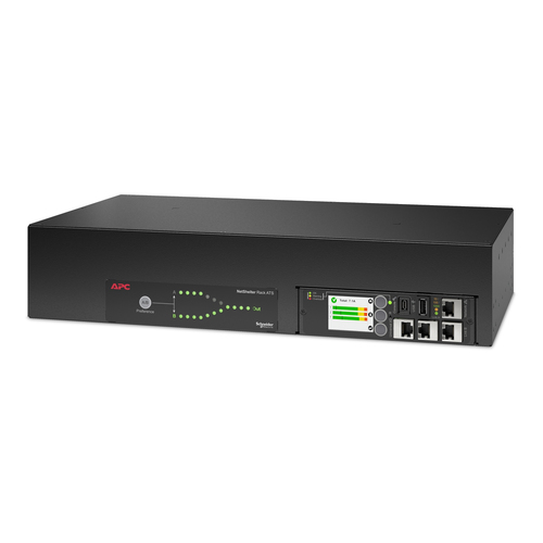 APC Netshelter Rack Automatic Transfer Switch, 2HE, 32A, 230V, 2 IEC 309 IN, 16 C13, 2 C19 OUT, 50/60 Hz APC Netshelter Rack Automatic Transfer Switch, 2HE, 32A, 230V, 2 IEC 309 IN, 16 C13, 2 C19 OUT, 50/60 Hz