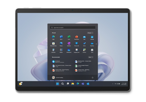 Microsoft Pro 9&comma; Windows 13 Zoll Tablet&comma; Intel Core i5 i5-1245U&comma; 16 GB&comma; 256 GB&comma; platin