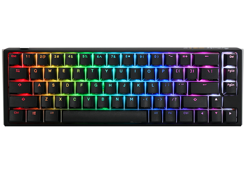 Ducky One 3 Classic SF schwarz&comma; wei&szlig; Tastatur&comma; Layout&colon; DE&comma; Cherry MX RGB Silent Red&comma; RGB