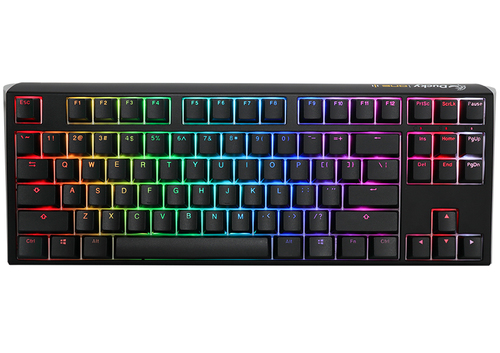 Ducky One 3 Classic TKL schwarz&comma; wei&szlig; Tastatur&comma; Layout&colon; DE&comma; Cherry MX RGB Brown&comma; RGB