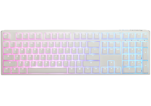 Ducky One 3 Classic Pure White weiß Tastatur, Layout: DE, Cherry MX RGB Blue, RGB Ducky One 3 Classic Pure White weiß Tastatur, Layout: DE, Cherry MX RGB Blue, RGB