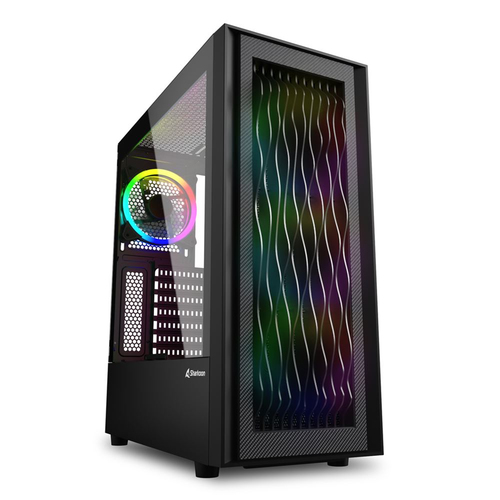 Sharkoon RGB Wave, Desktop, schwarz Sharkoon RGB Wave, Desktop, schwarz