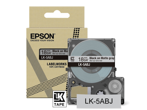 Epson C53S672087&comma; Schriftbandkassette&comma; schwarz auf grau