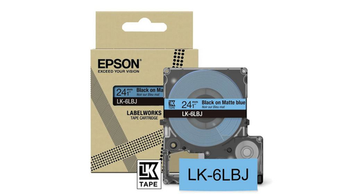 Epson LK-6LBJ Schwarz&comma; Blau