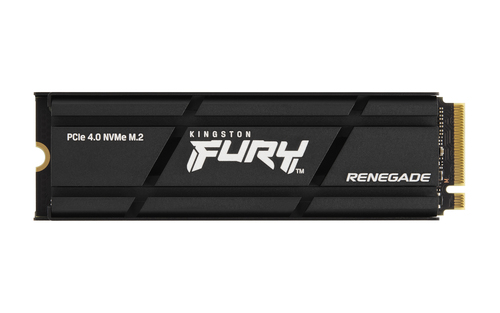 4 TB SSD Kingston Technology 4000G RENEGADE PCIe 4.0 NVMe SSD W/ HEATSINK, lesen: 7300 MB/s, schreiben: 7000 MB/s 4 TB SSD Kingston Technology 4000G RENEGADE PCIe 4.0 NVMe SSD W/ HEATSINK, lesen: 7300 MB/s, schreiben: 7000 MB/s