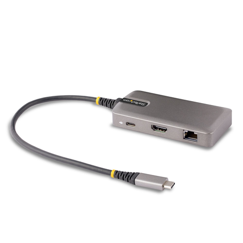 StarTech.com 103B-USBC-MULTIPORT, USB 3.2 Gen 2 (3.1 Gen 2) Type-C, grau, USB Power Delivery StarTech.com 103B-USBC-MULTIPORT, USB 3.2 Gen 2 (3.1 Gen 2) Type-C, grau, USB Power Delivery