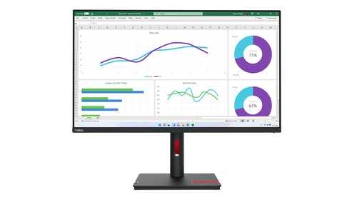 31.5 Zoll Lenovo ThinkVision T32h-30, 80cm TFT, 60 Hz, Quad HD, 6ms, 1x HDMI, 1x DP, integrierter USB-Hub 31.5 Zoll Lenovo ThinkVision T32h-30, 80cm TFT, 60 Hz, Quad HD, 6ms, 1x HDMI, 1x DP, integrierter USB-Hub