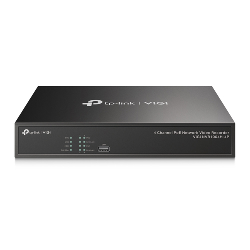 TP-Link VIGI 4 Channel PoE Netzwerk-Video-Recorder TP-Link VIGI 4 Channel PoE Netzwerk-Video-Recorder