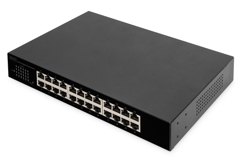 Digitus DN-80113-1 Unmanaged Switch, 24x RJ-45, Backplane: 48 Gbit/s Digitus DN-80113-1 Unmanaged Switch, 24x RJ-45, Backplane: 48 Gbit/s