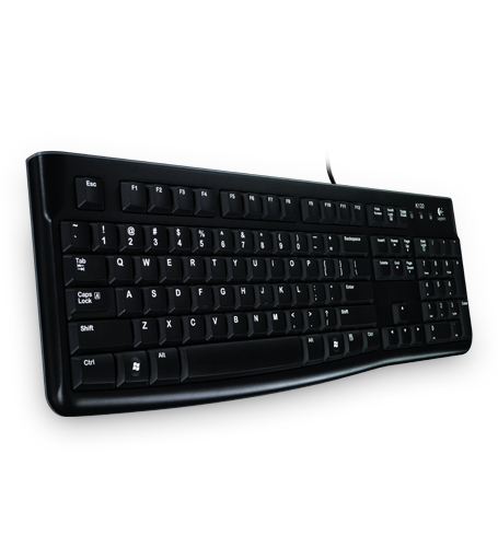 Logitech Keyboard K120 for Business Tastatur B&uuml;ro USB QWERTZ Schweiz Schwarz