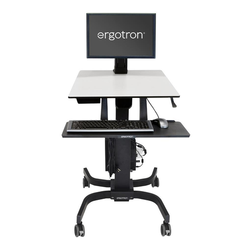 Ergotron WorkFit-C, Single LD Sit-Stand Workstation Schwarz, Grau Multimedia-Wagen Ergotron WorkFit-C, Single LD Sit-Stand Workstation Schwarz, Grau Multimedia-Wagen