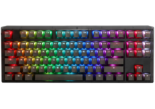Ducky One 3 Aura TKL schwarz Tastatur&comma; Layout&colon; US International&comma; Gateron Blue&comma; RGB