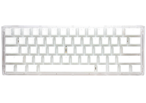 Ducky One 3 Aura White Mini wei&szlig; Tastatur&comma; Layout&colon; US International&comma; Cherry MX RGB Blue&comma; RGB