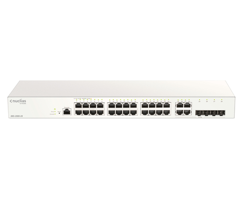 D-Link DBS-2000-28/E L2 Managed Switch, 24x RJ-45, Backplane: 56 Gbit/s D-Link DBS-2000-28/E L2 Managed Switch, 24x RJ-45, Backplane: 56 Gbit/s