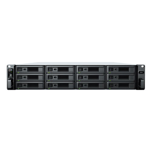 Synology SA6400&comma; 32 GB RAM&comma; 12x Einsch&uuml;be&comma; 7x 10 GBit&sol;s LAN&comma; Rack &lpar;2U&rpar; NAS schwarz